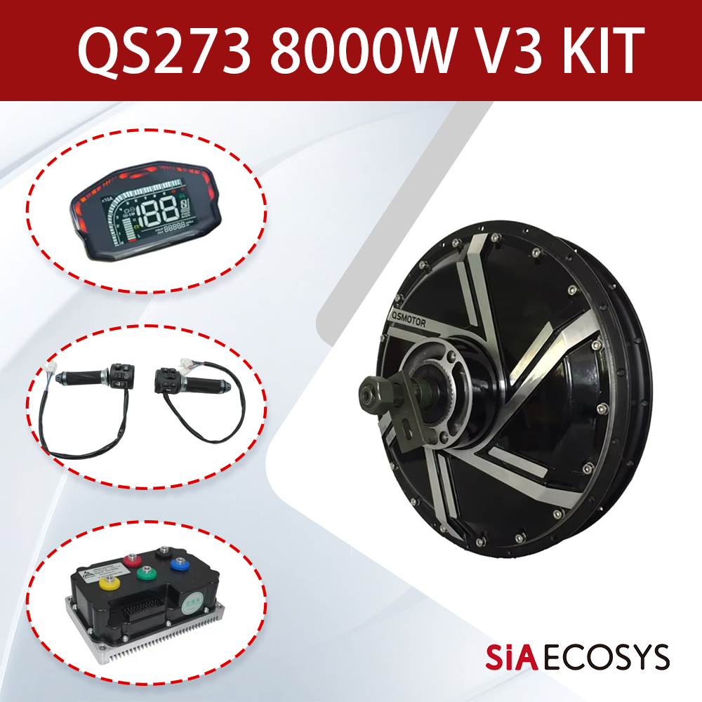 QSMOTOR QS273 V3 8000W 72V Hub - огляд і ціна Qs273 Hub Motor 8000W 72V